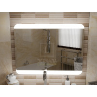 Зеркало с подсветкой для ванной комнаты Салерно 110х70 см (1100х700 мм)