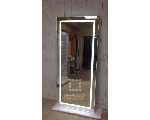 Гримерное зеркало со светодиодной LED подсветкой 180х80 см
