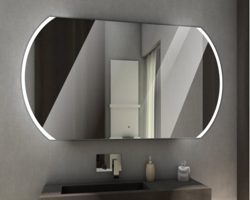 Зеркало с подсветкой для ванной комнаты Полярис