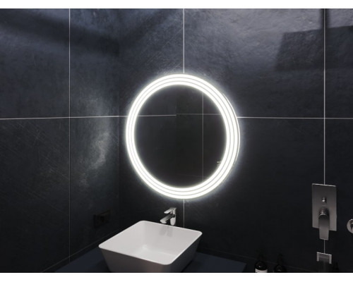 Зеркало в ванну комнату с подсветкой Латина Экстра