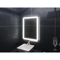 Зеркало с подсветкой для ванной комнаты Вияна 65х85 см